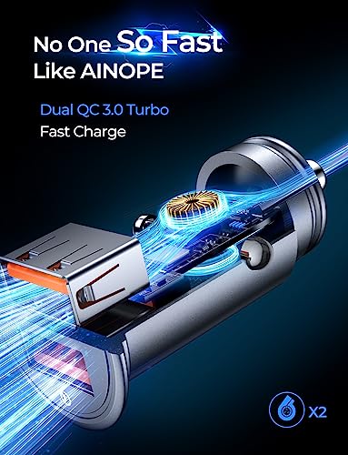 AINOPE 45W Fast Car Charger USB Adapter