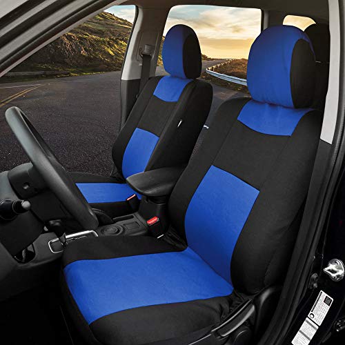 BDK - 4-Piece Two-Tone Seat Cover Set