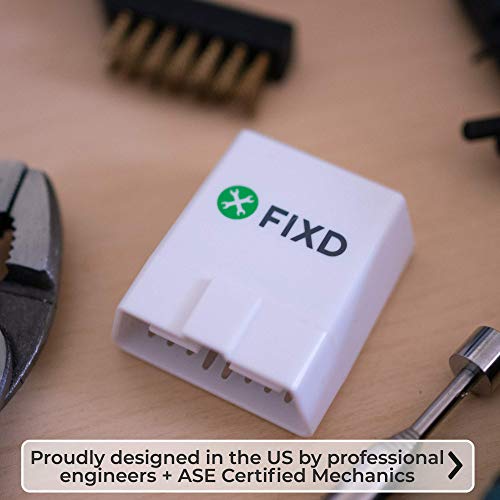 FIXD Bluetooth OBD2 Scanner for iPhone & Android
