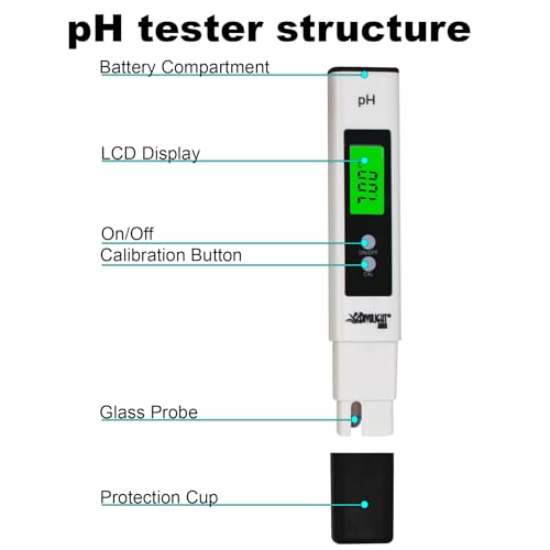 Digital pH Meter for Water Quality Testing