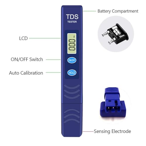 TDS Meter for Accurate Water Quality Testing