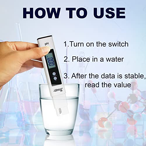 Digital pH Meter for Water Quality Testing