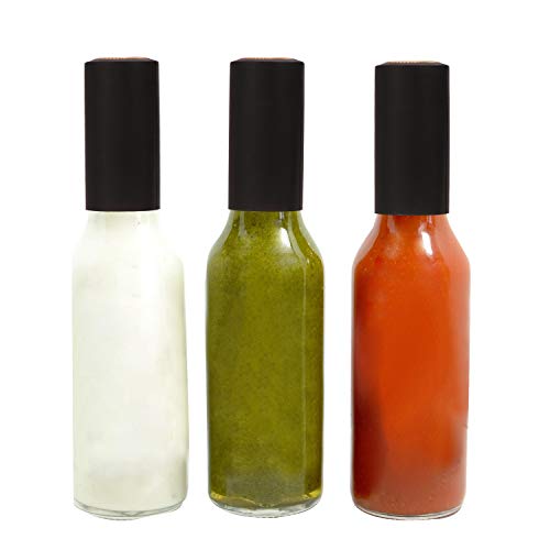 5oz Clear Woozy Bottles with Caps - Case of 35