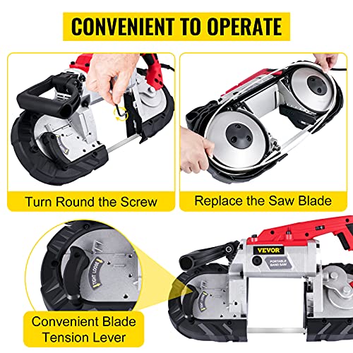 Portable Band Saw with Variable Speed Control