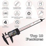 Esydon 6-Inch Digital Caliper Measuring Tool