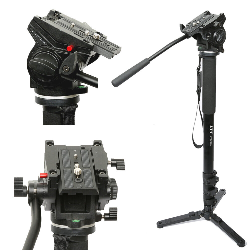Pro Heavy Duty Monopod with Fluid Head Kit