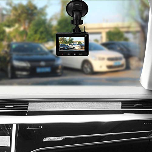 Versatile Dash Cam Suction Cup and Adhesive Mount