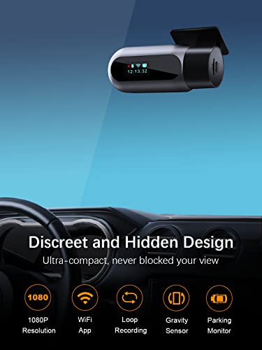 FHD 1080P WiFi Dash Cam with Night Vision