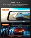 WOLFBOX 12" G840S 4K Dash Cam with GPS