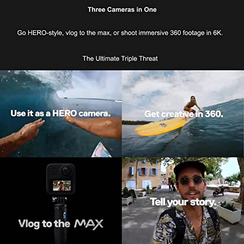 GoPro MAX: Waterproof 360° Camera with Touch Screen