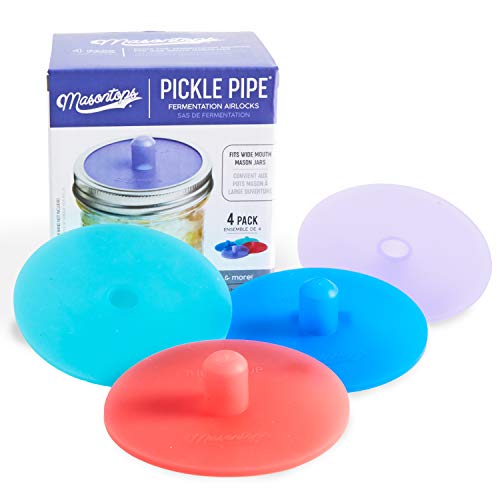 Dishwasher-Safe Silicone Pickle Pipes for Fermentation