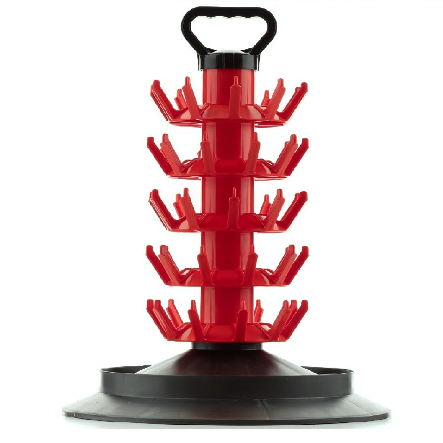 Screw Type Bottle Drainer for 50 Bottles
