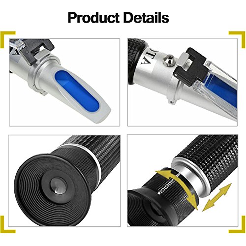 Brix Refractometer with ATC for Home Brewing