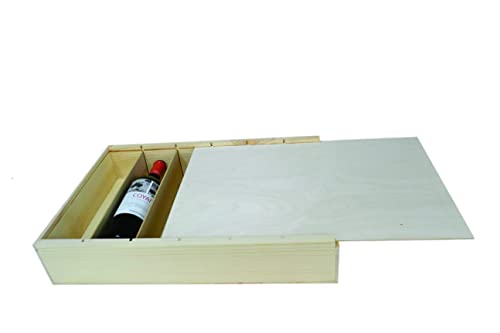 Six-Bottle Slide Top Wine Box