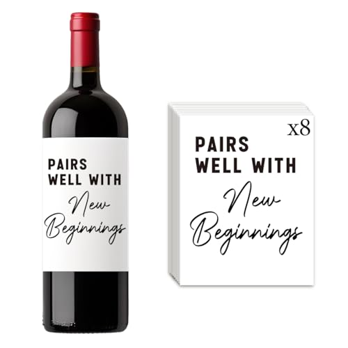 Beginner Wine Label Stickers – 8 Pack