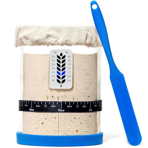 Blue Premium Sourdough Starter Kit with Accessories
