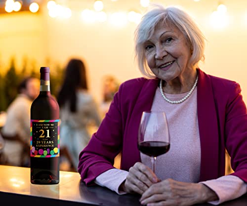 50th Birthday Wine Bottle Stickers - Set of 6