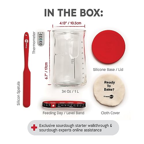 Sourdough Bread Starter Kit with Large Jar