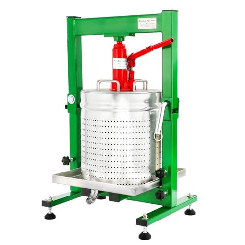 5.28 Gallon Hydraulic Fruit Press - Stainless Steel