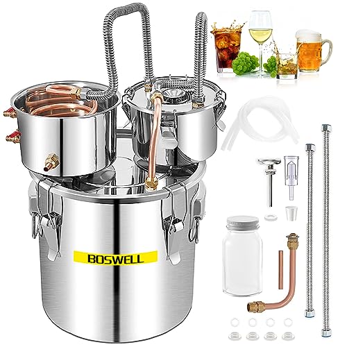 50L Copper Alcohol Still Kit with Thermometer