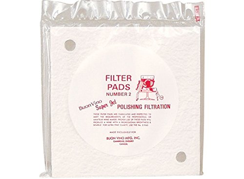 Buon Vino Super Jet Wine Filter Pads - 5 Pack