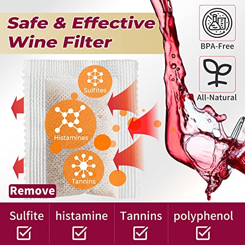 Trobing Wine Filter Bags for Sulfites and Tannins