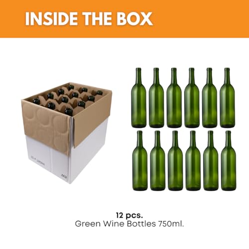 FastRack W5 Bordeaux 750ml Empty Wine Bottles