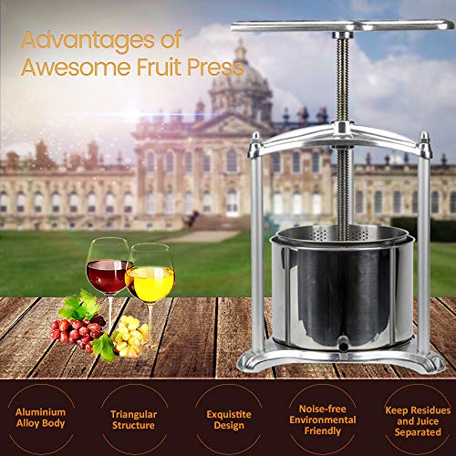 Nature Juice Fruit Wine Press - 1.6 Gallon