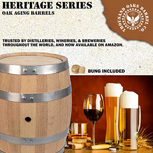 Heritage Series 1 Gallon Oak Aging Barrel