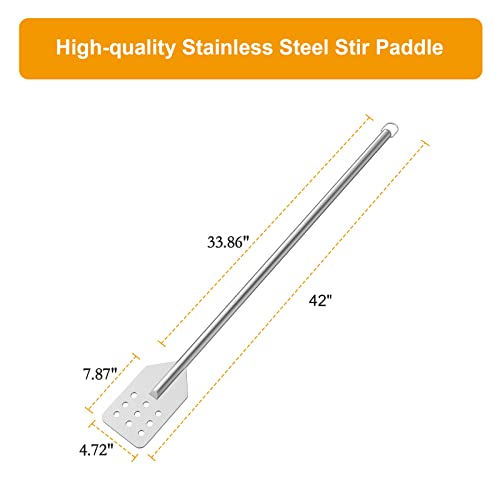 BBQ-PLUS 42" Stainless Steel Stir Paddle Accessory