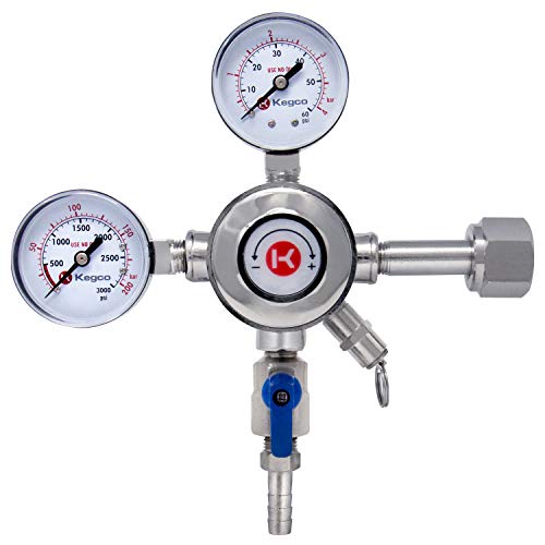 Kegco Chrome Draft Beer Regulator KC LH-542