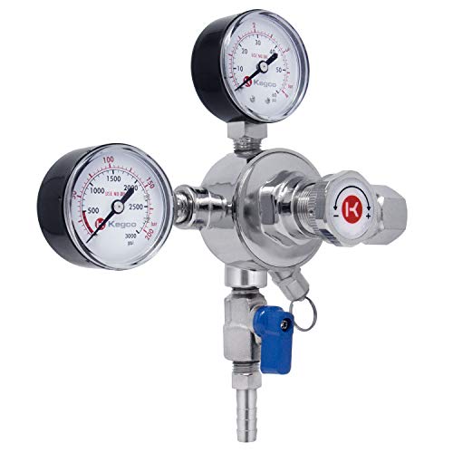 Kegco Chrome Draft Beer Regulator KC LH-542