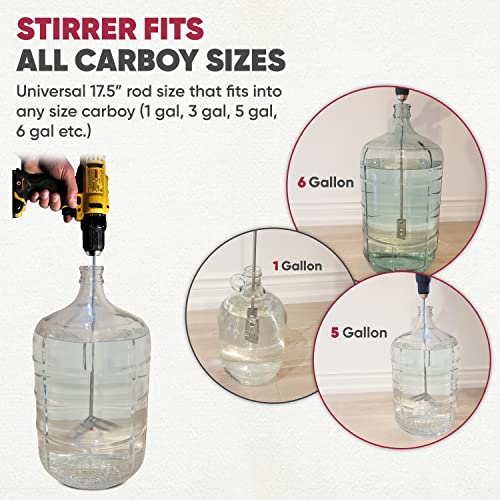 Stainless Steel Degassing Stirrer for Home Brewing