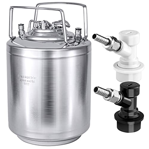 2.6 Gallon Stainless Steel Mini Ball Lock Keg