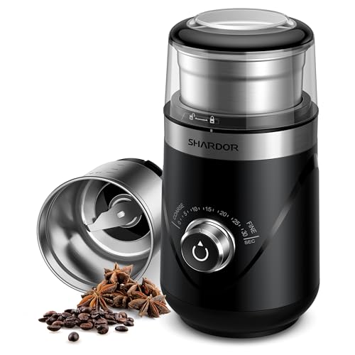SHARDOR Adjustable Electric Coffee and Spice Grinder