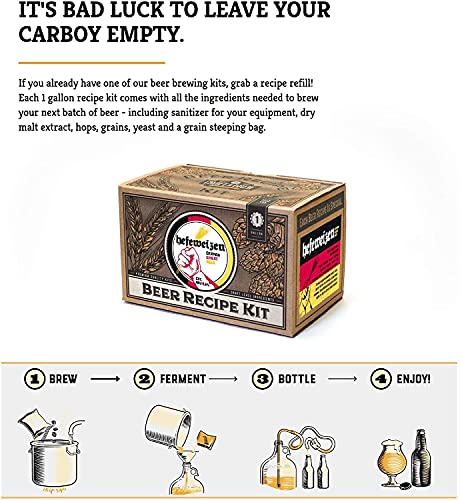 Hefeweizen Home Brew Recipe Kit - 1 Gallon