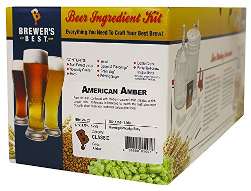 DIY American Amber Homebrew Beer Kit