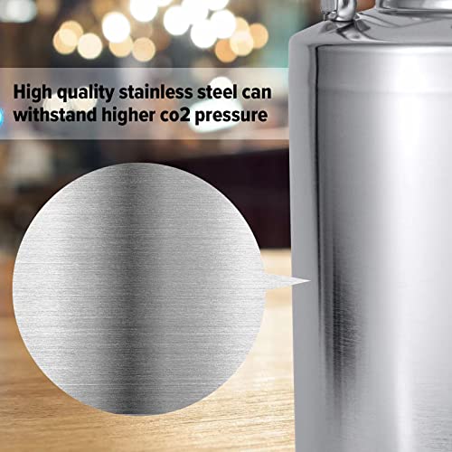 2.6 Gallon Stainless Steel Mini Ball Lock Keg