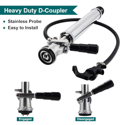 FERRODAY 8" D-System Keg Tap and Pump