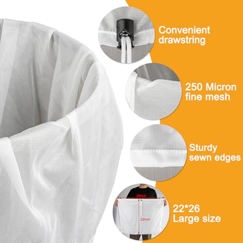 Large Reusable Brew Bags - 3 Pack, Mesh Filter