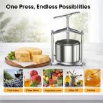 Nature Juice Fruit Wine Press - 1.6 Gallon