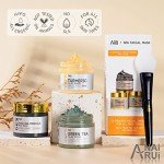 Vegan Kurkuma & Green Tea Face Mask Set
