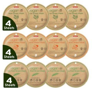 Purederm Vegan Facial Sheet Masks - Trio Pack