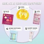 6-Day Glow Vegan Face Mask Set - 6 Pieces