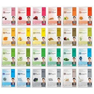 Dermal Korea 24-Pack Vegan Collagen Facial Masks