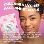 Vegan Collagen Lychee Face Sheet Mask
