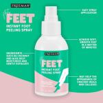 FREEMAN Coconut Aloe Foot Peel Spray 4 Fl Oz