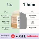 Coconut Vanilla Vegan Body Scrub with Spoon