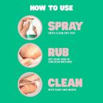 FREEMAN Coconut Aloe Foot Peel Spray 4 Fl Oz