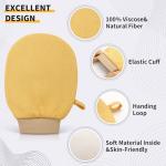 Vegan Exfoliating Gloves - 2 Pack Scrub Mitts